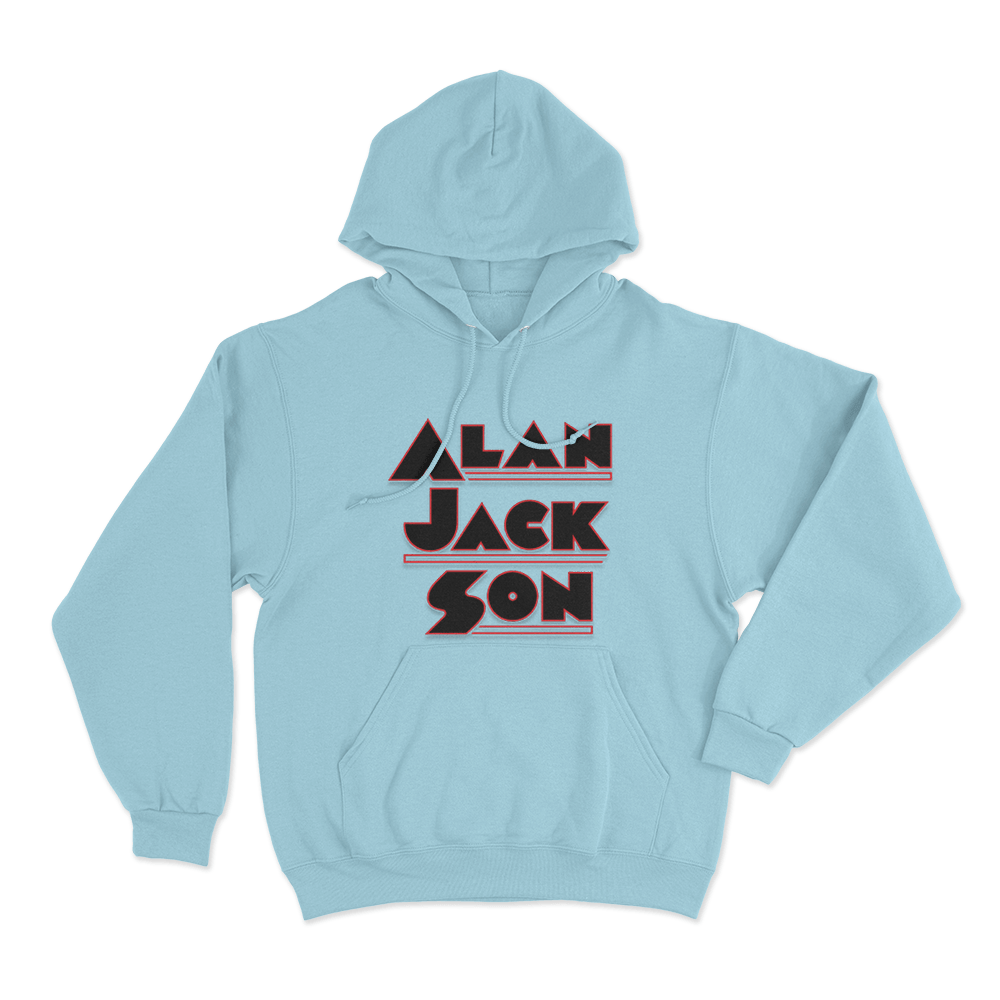 Alan Jackson Unisex Hoodie Sky Blue Alan Jackson Unisex Hoodie Sky Blue
