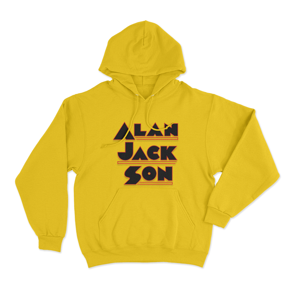 Alan Jackson Unisex Hoodie Yellow Alan Jackson Unisex Hoodie Yellow