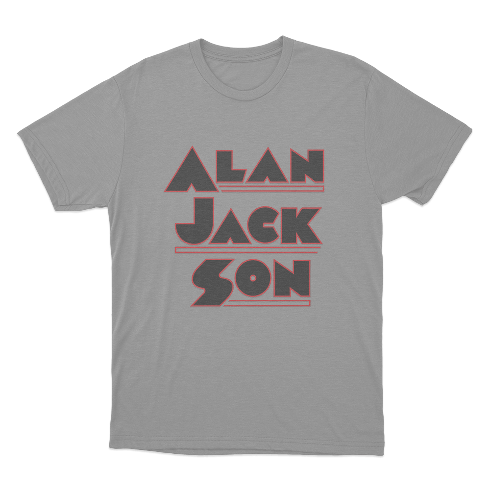 Alan Jackson Unisex T Shirt Grey Alan Jackson Unisex T Shirt Grey