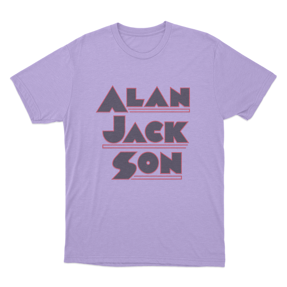 Alan Jackson Unisex T Shirt Purple Alan Jackson Unisex T Shirt Purple