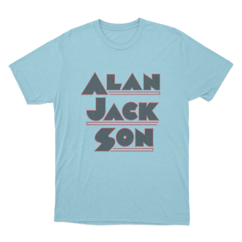 Alan Jackson Unisex T Shirt Sky Blue Alan Jackson Unisex T Shirt Sky Blue