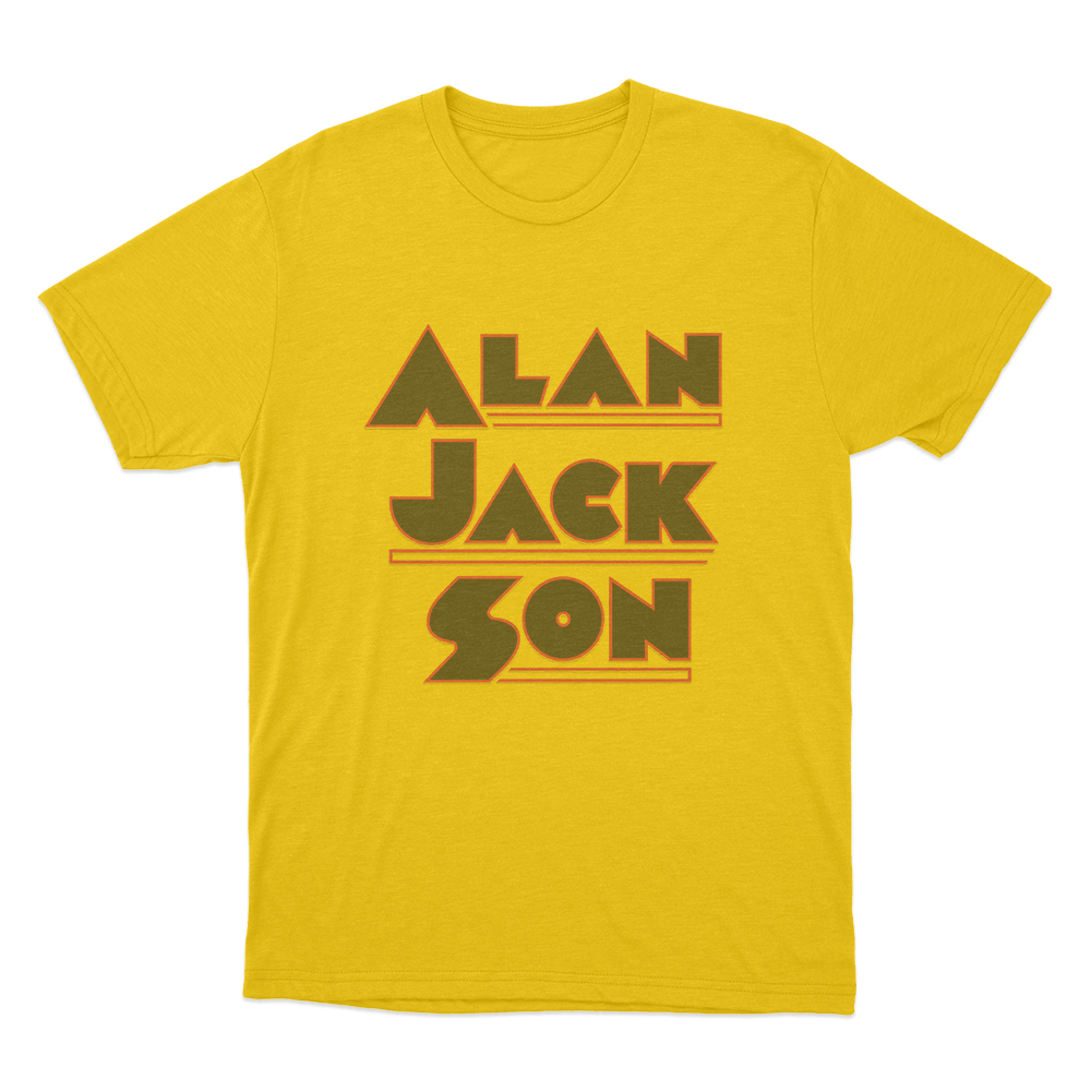Alan Jackson Unisex T Shirt Yellow Alan Jackson Unisex T Shirt Yellow