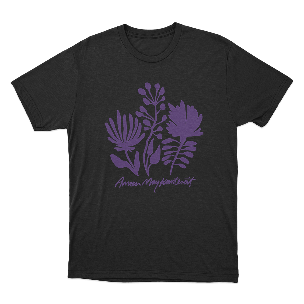 AnnenMayKantereit Flowers Unisex T Shirt Black AnnenMayKantereit Flowers Unisex T Shirt Black