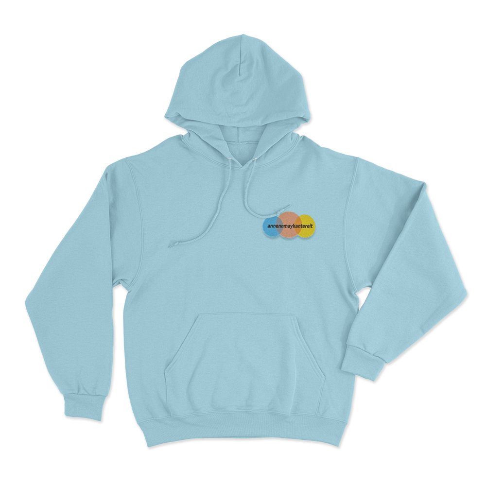 AnnenMayKantereit Logo 3 Dots Unisex Hoodie Sky Blue AnnenMayKantereit Logo 3 Dots Unisex Hoodie Sky Blue
