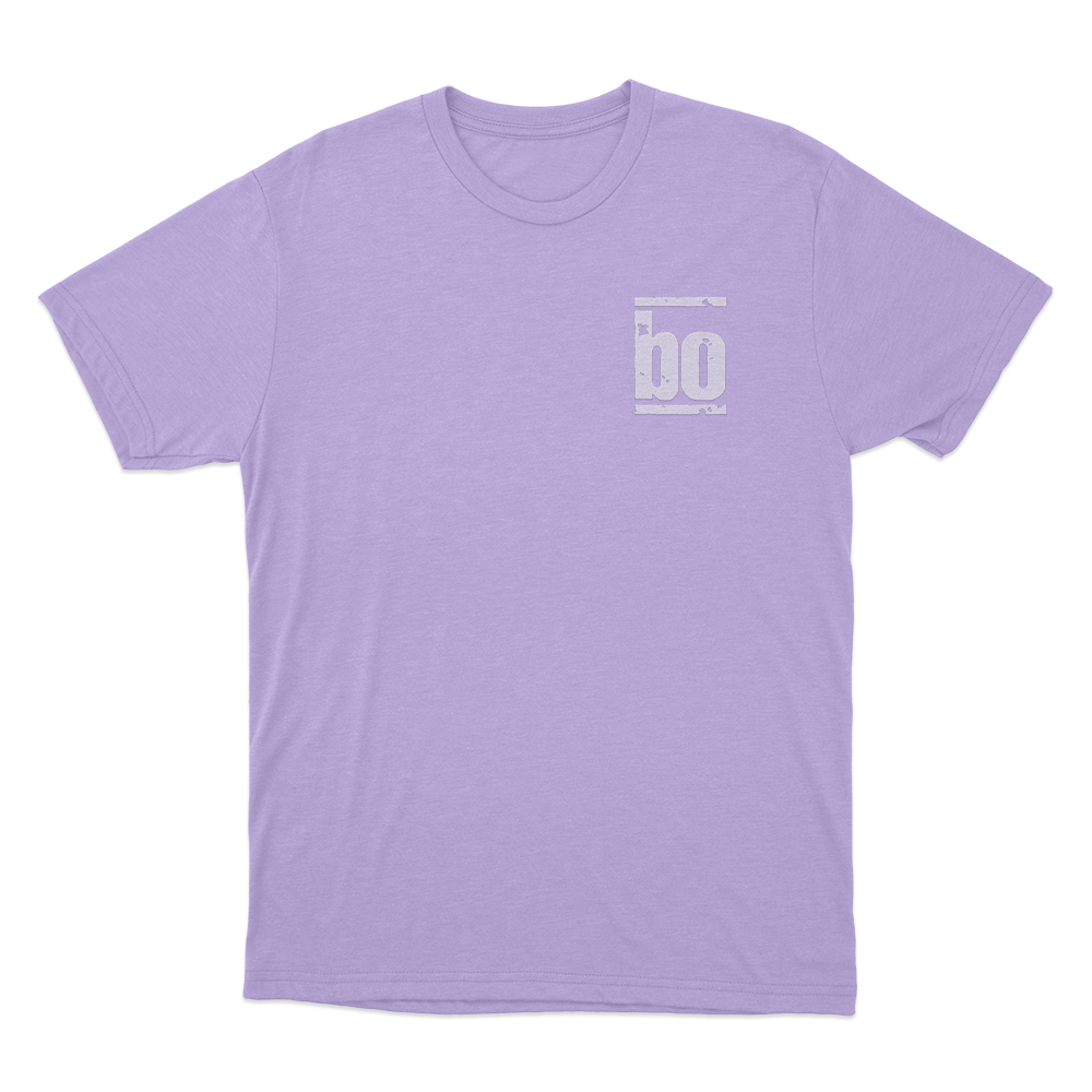 BO Vintage Logo Unisex T Shirt Purple BO Vintage Logo Unisex T Shirt Purple
