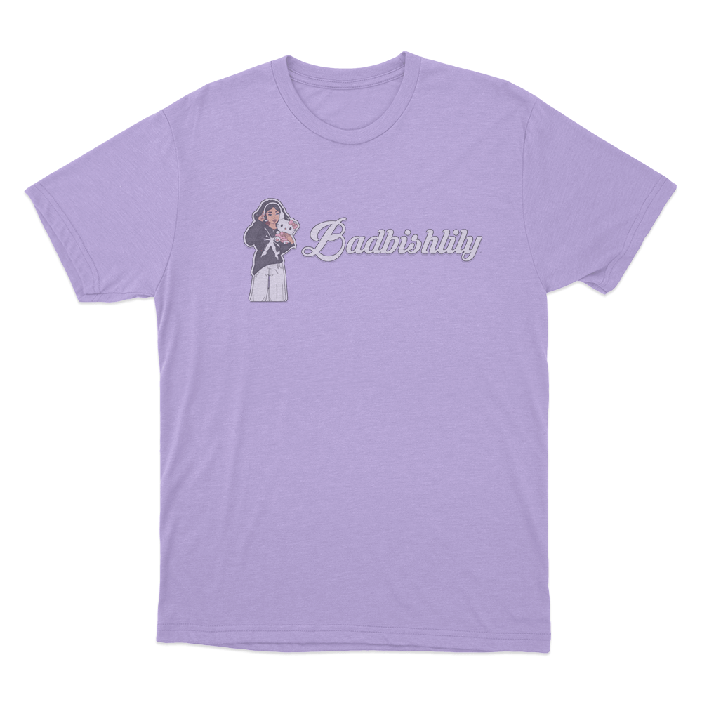 Badbishlily Cartoon Unisex T Shirt Purple Badbishlily Cartoon Unisex T Shirt Purple
