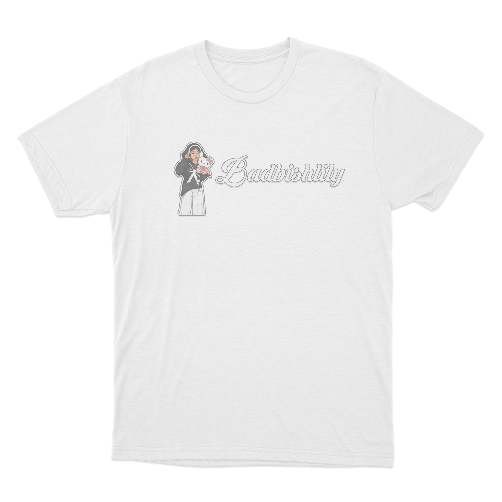 Badbishlily Cartoon Unisex T Shirt White Badbishlily Cartoon Unisex T Shirt White