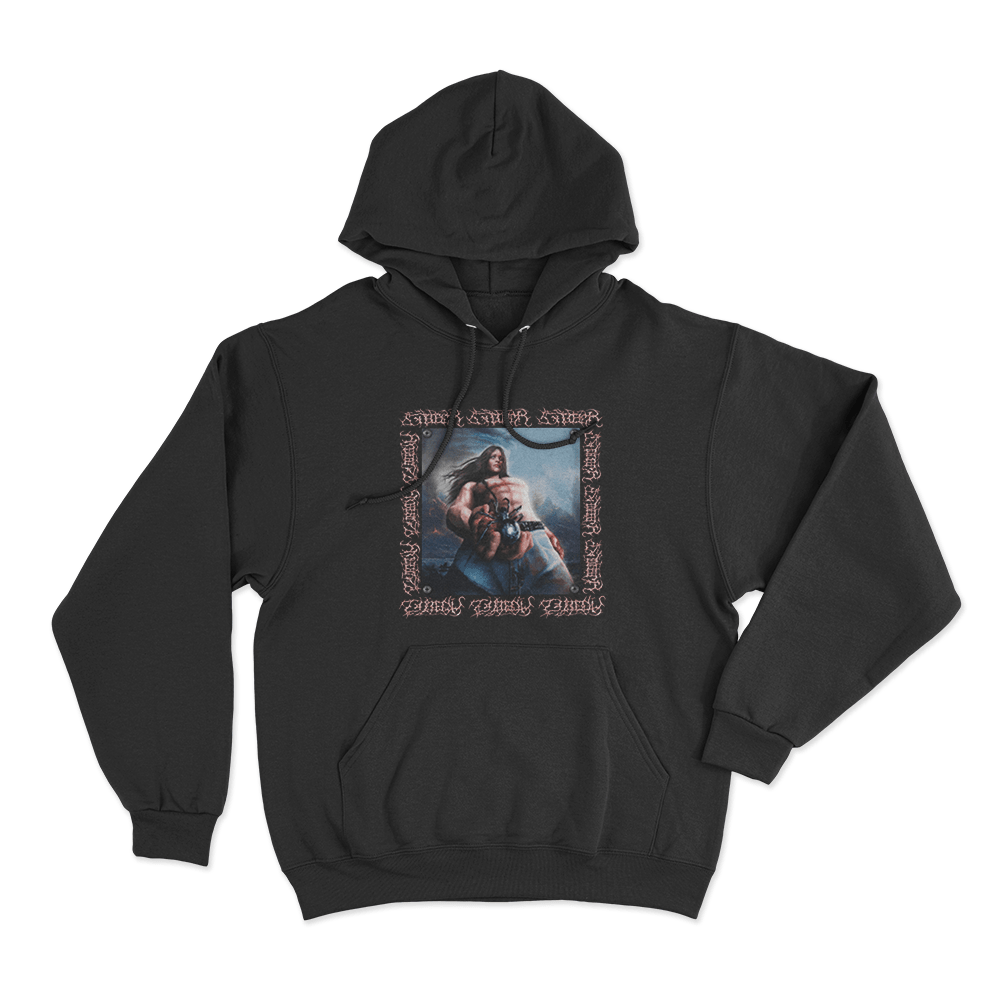 Bladee Spiderr Cover Unisex Hoodie Black Bladee Spiderr Cover Unisex Hoodie Black
