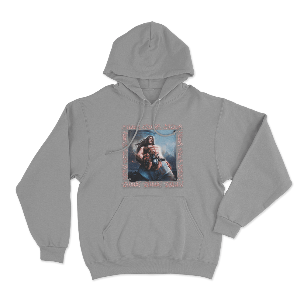 Bladee Spiderr Cover Unisex Hoodie Grey Bladee Spiderr Cover Unisex Hoodie Grey