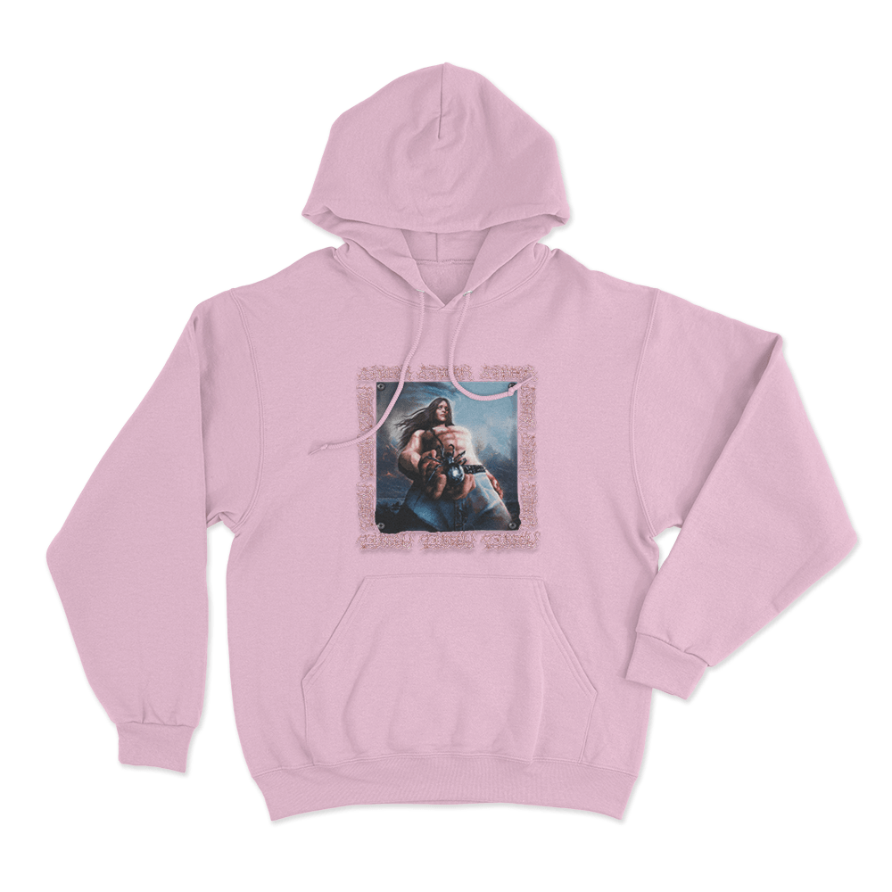 Bladee Spiderr Cover Unisex Hoodie Pink Bladee Spiderr Cover Unisex Hoodie Pink