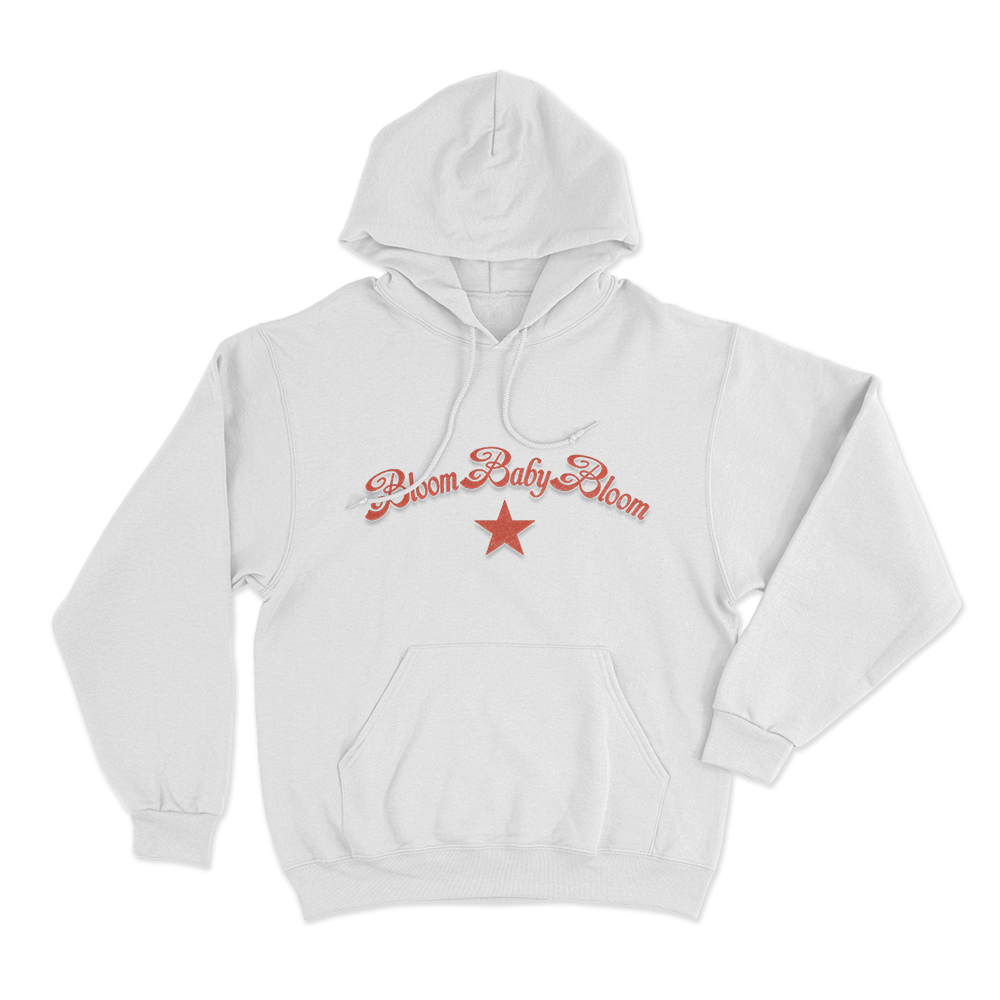 Bloom Baby Bloom Unisex Hoodie White Bloom Baby Bloom Unisex Hoodie White