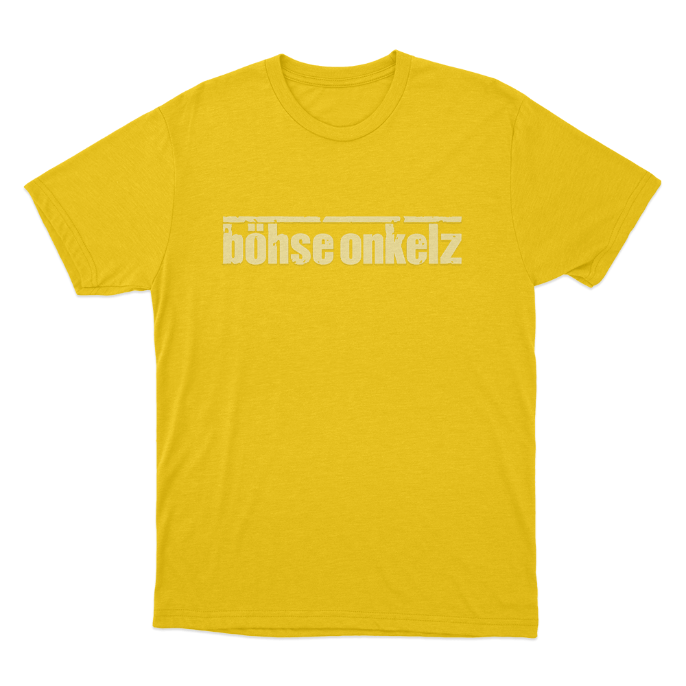 Böhse Onkelz Logo Unisex T Shirt Yellow Bohse Onkelz Logo Unisex T Shirt Yellow