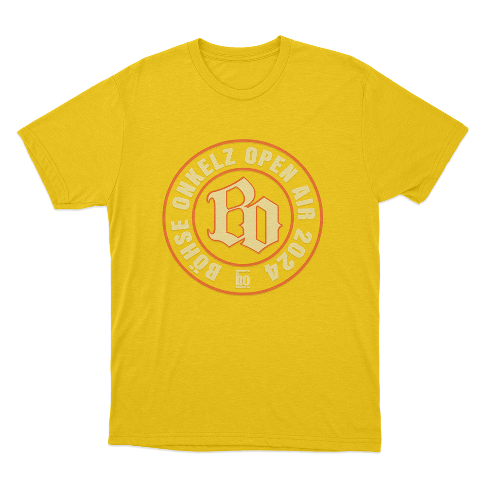 Böhse Onkelz Open Air 2024 Unisex T Shirt Yellow Bohse Onkelz Open Air 2024 Unisex T Shirt Yellow