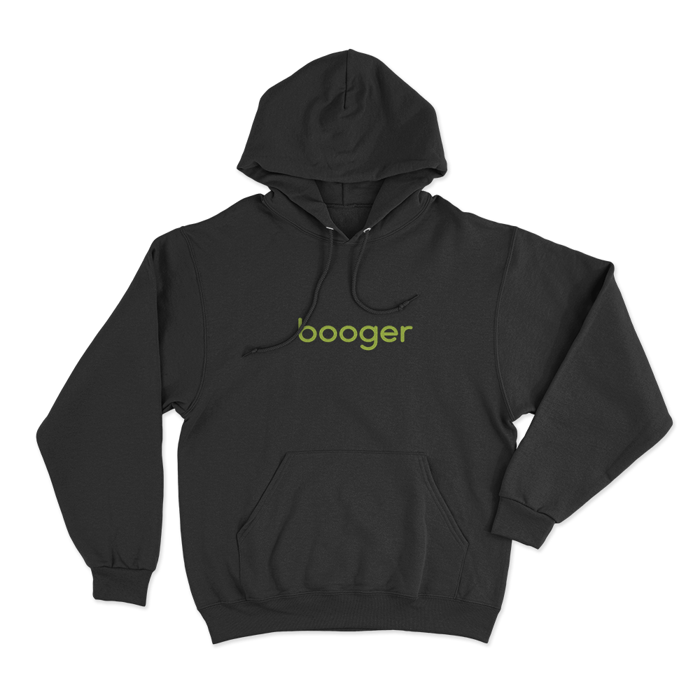 Booger Unisex Hoodie Black Booger Unisex Hoodie Black