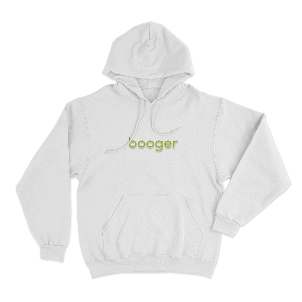 Booger Unisex Hoodie White Booger Unisex Hoodie White