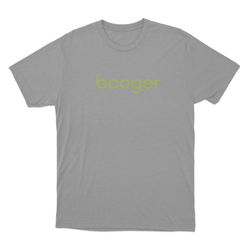 Booger Unisex T Shirt Grey Booger Unisex T Shirt Grey