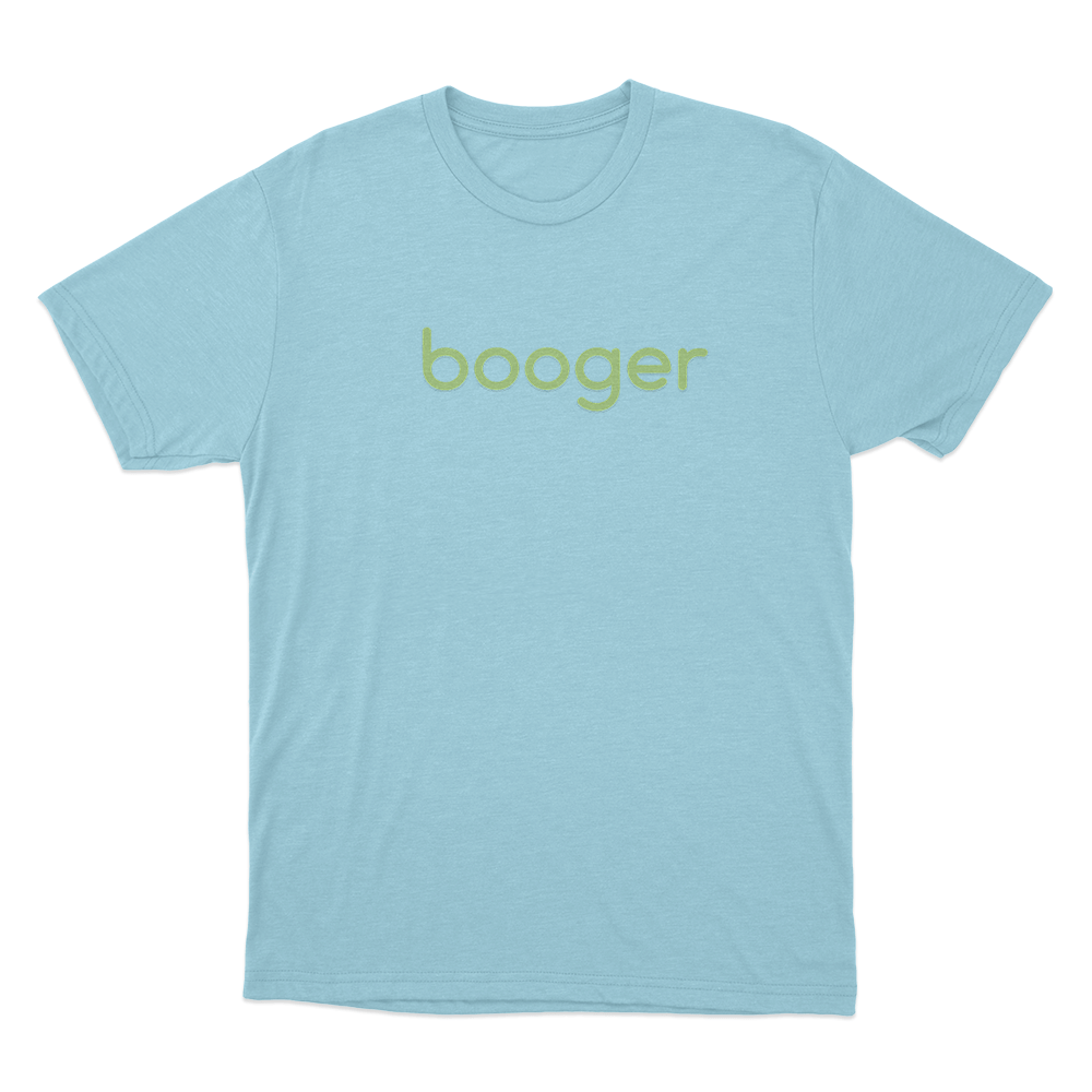 Booger Unisex T Shirt Sky Blue Booger Unisex T Shirt Sky Blue
