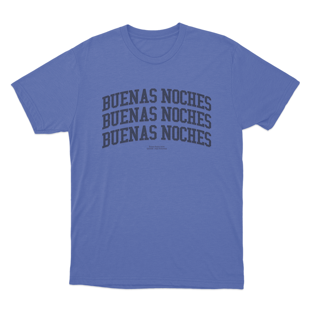 Buenas Noches Unisex T Shirt Blue Buenas Noches Unisex T Shirt Blue