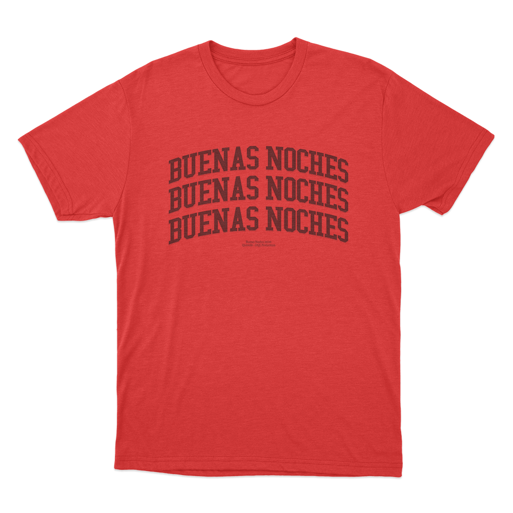 Buenas Noches Unisex T Shirt Red Buenas Noches Unisex T Shirt Red