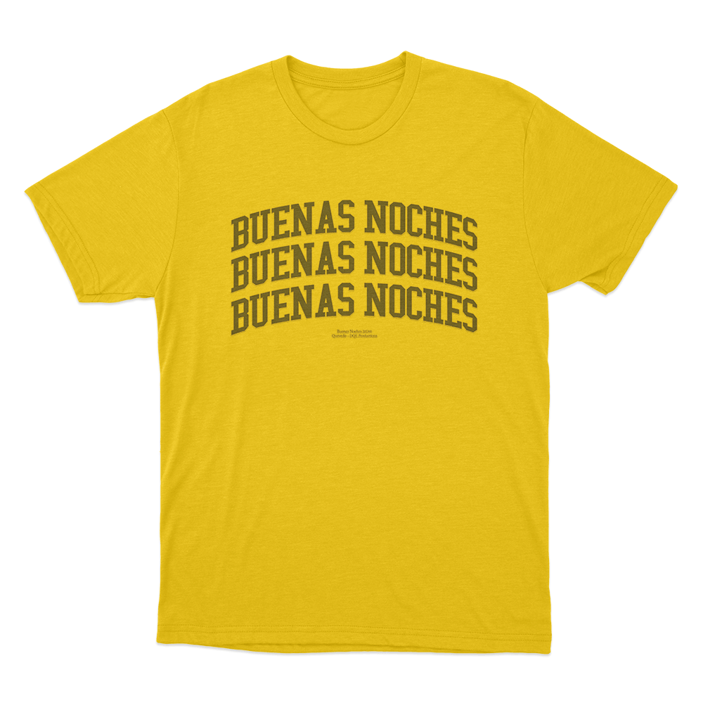 Buenas Noches Unisex T Shirt Yellow Buenas Noches Unisex T Shirt Yellow