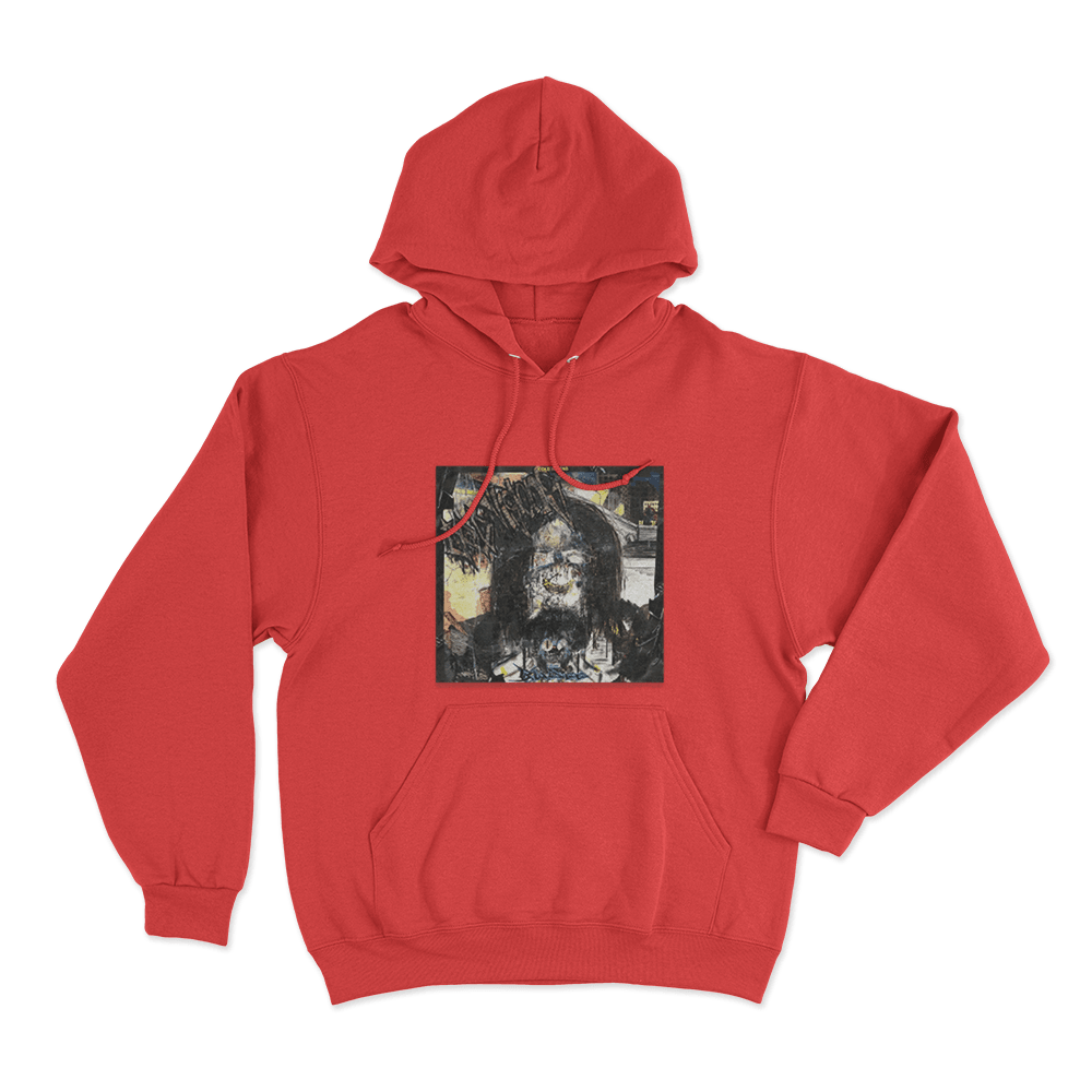 Cold Visions Cover Unisex Hoodie Red Cold Visions Cover Unisex Hoodie Red