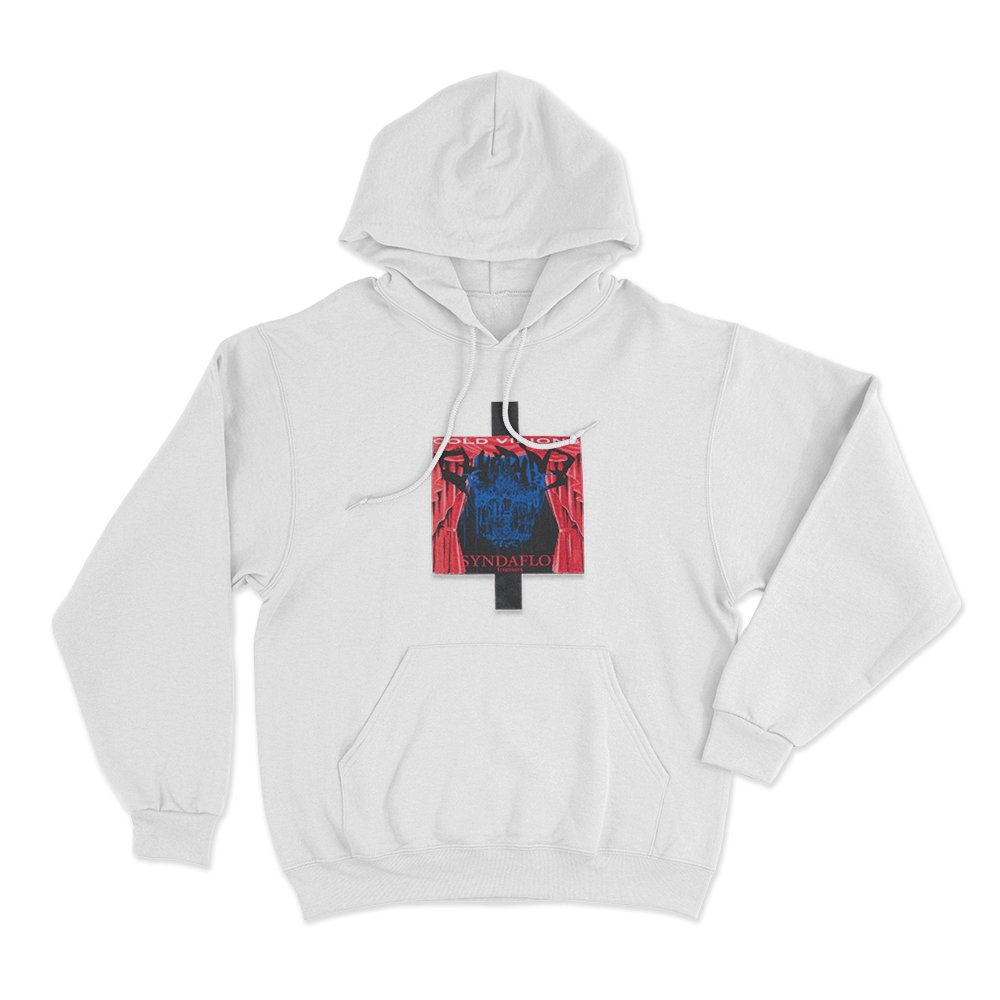 Cold Visions Syndaflo Unisex Hoodie White Cold Visions Syndaflo Unisex Hoodie White