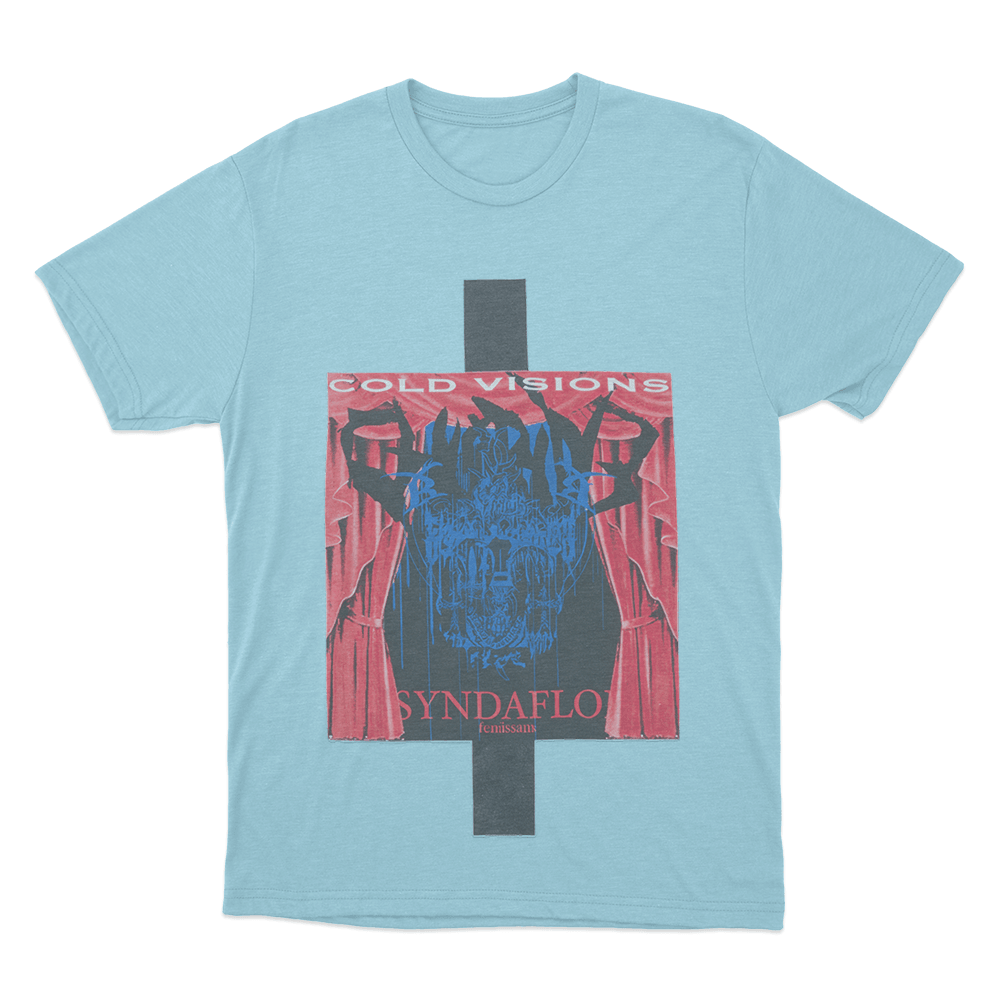 Cold Visions Syndaflo Unisex T Shirt Sky Blue Cold Visions Syndaflo Unisex T Shirt Sky Blue