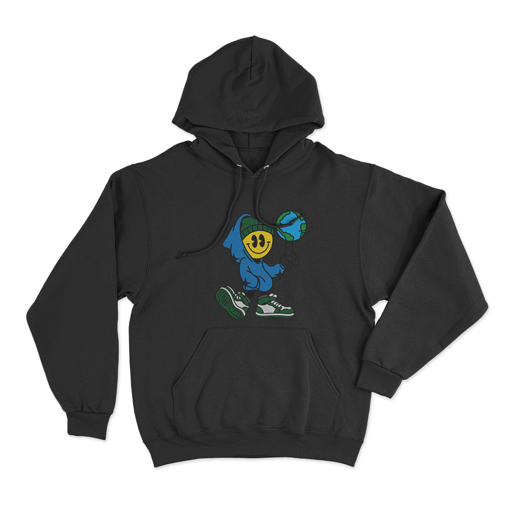 Connor Price Spin The Globe Unisex Hoodie Black Connor Price Spin The Globe Unisex Hoodie Black