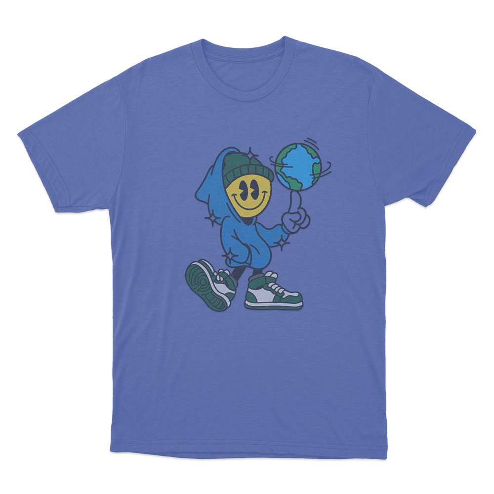 Connor Price Spin The Globe Unisex T Shirt Blue Connor Price Spin The Globe Unisex T Shirt Blue