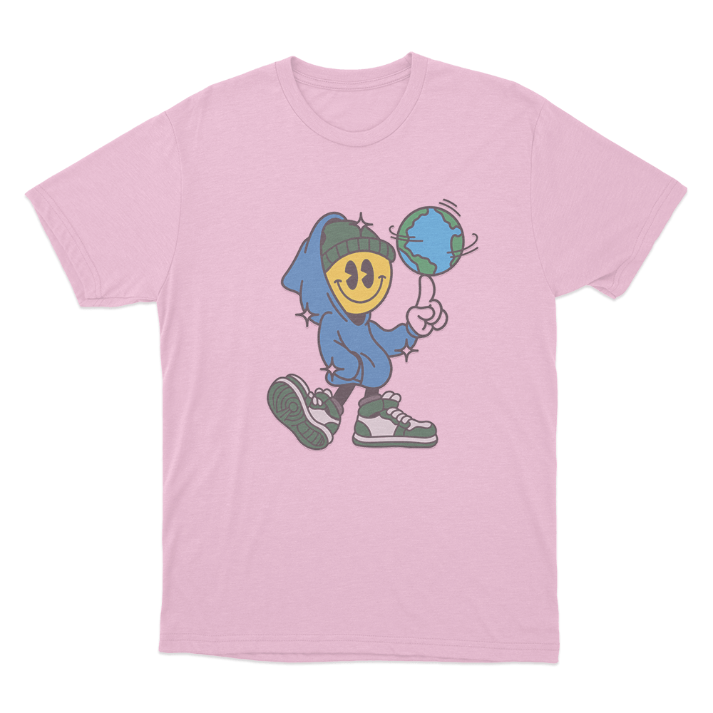 Connor Price Spin The Globe Unisex T Shirt Pink Connor Price Spin The Globe Unisex T Shirt Pink