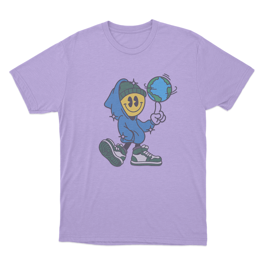 Connor Price Spin The Globe Unisex T Shirt Purple Connor Price Spin The Globe Unisex T Shirt Purple