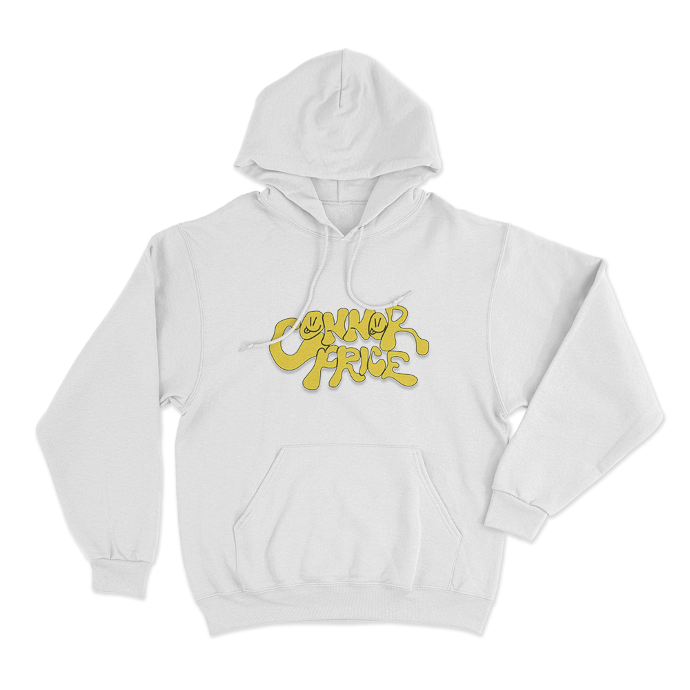 Connor Price Unisex Hoodie White Connor Price Unisex Hoodie White