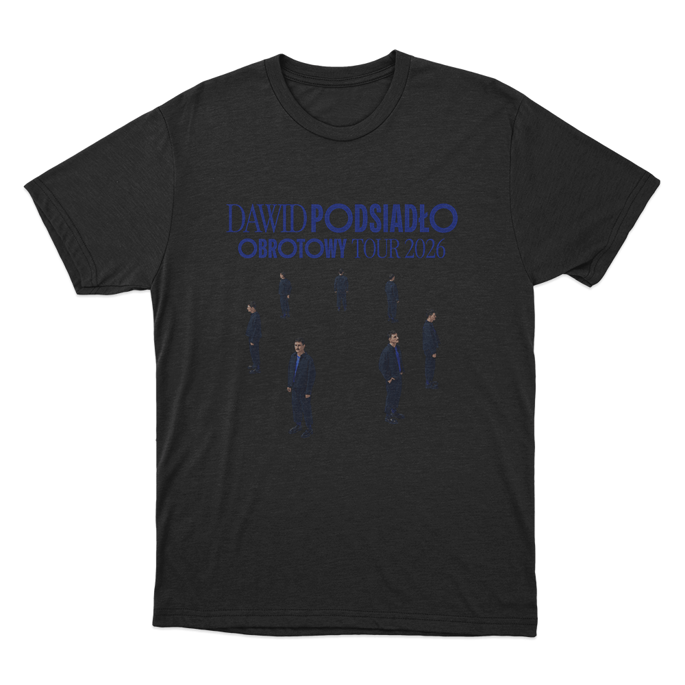 Dawid Podsiadło Obrotowy Tour 2026 Unisex T Shirt Black Dawid Podsiadlo Obrotowy Tour 2026 Unisex T Shirt Black