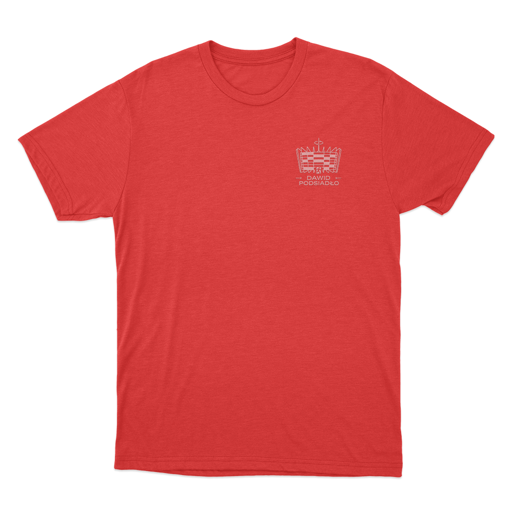Dawid Podsiadło Stadium Icon Unisex T Shirt Red Dawid Podsiadlo Stadium Icon Unisex T Shirt Red