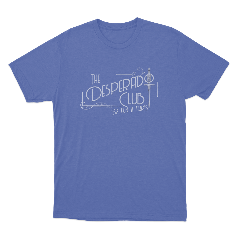 Desperado Unisex T Shirt Blue Desperado Unisex T Shirt Blue