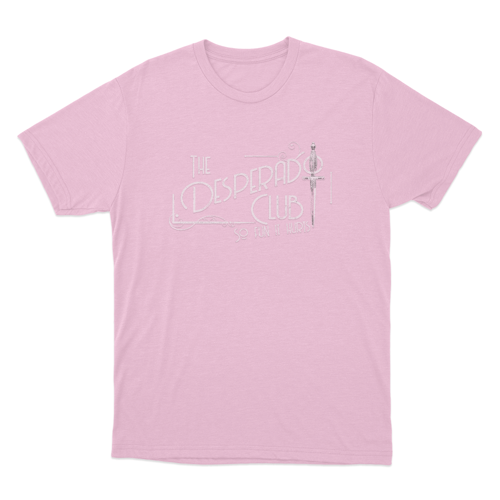 Desperado Unisex T Shirt Pink Desperado Unisex T Shirt Pink