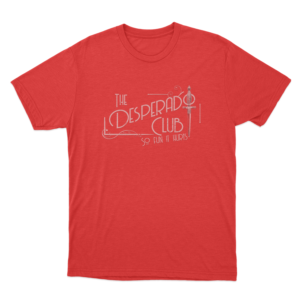 Desperado Unisex T Shirt Red Desperado Unisex T Shirt Red