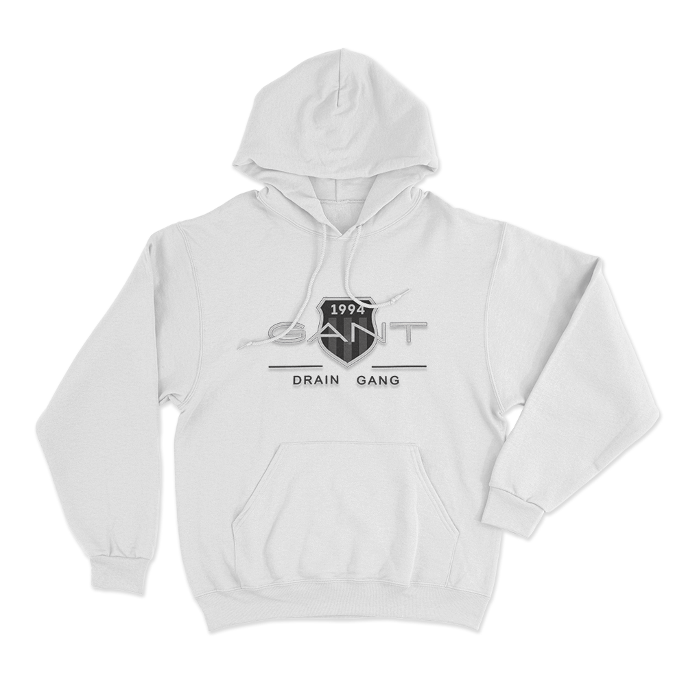 Drain Gang 1994 Unisex Hoodie White Drain Gang 1994 Unisex Hoodie White