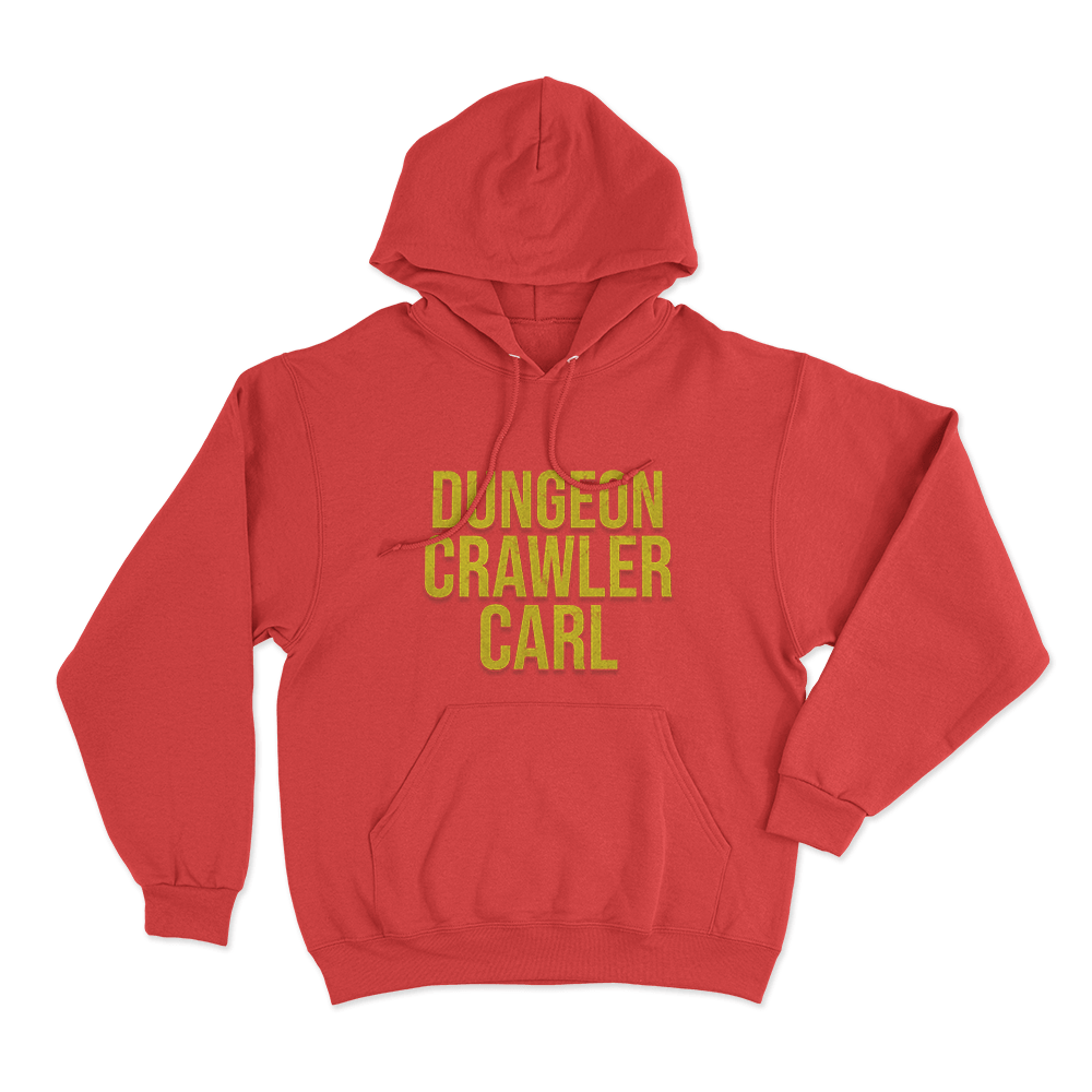 Dungeon Crawler Carl Logo Unisex Hoodie Red Dungeon Crawler Carl Logo Unisex Hoodie Red