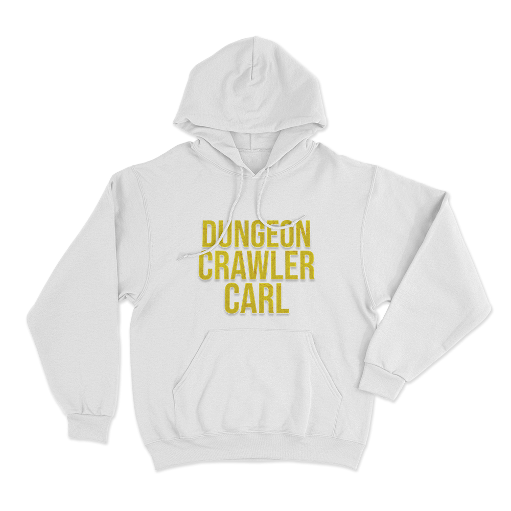 Dungeon Crawler Carl Logo Unisex Hoodie White Dungeon Crawler Carl Logo Unisex Hoodie White