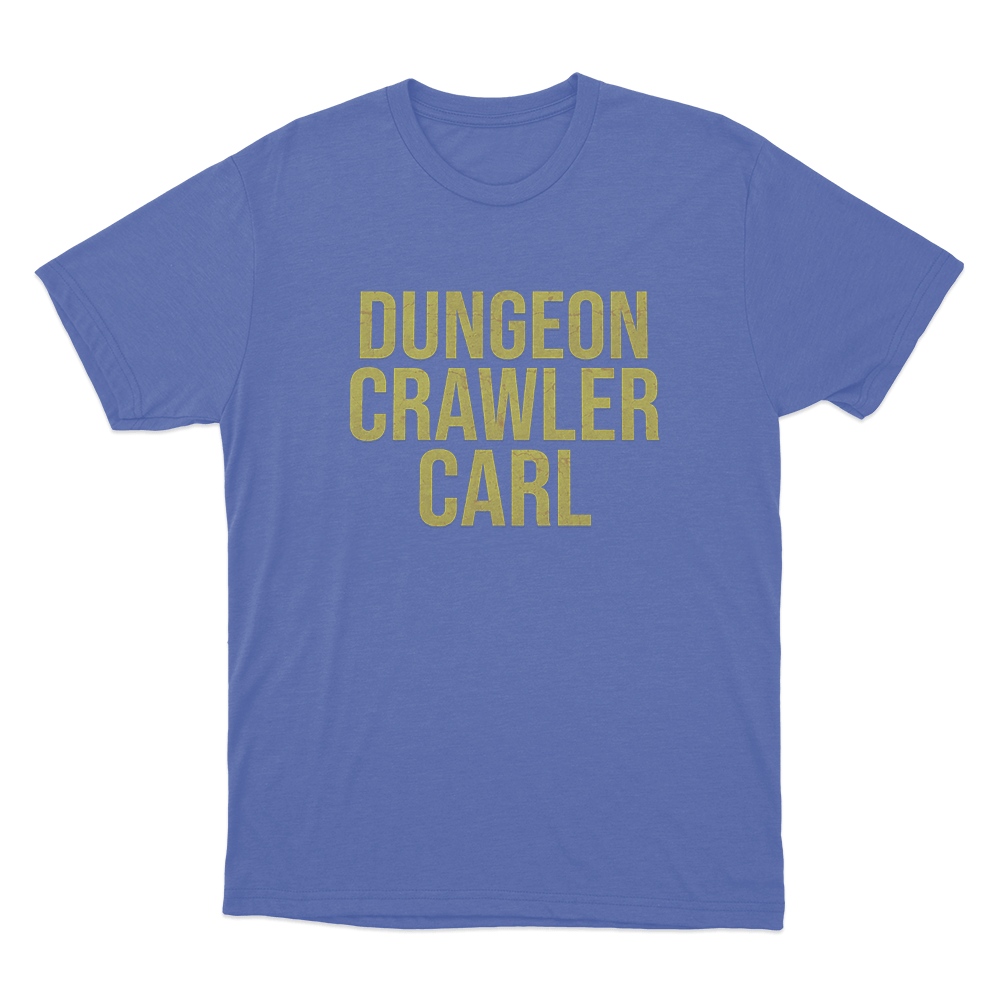 Dungeon Crawler Carl Logo Unisex T Shirt Blue Dungeon Crawler Carl Logo Unisex T Shirt Blue