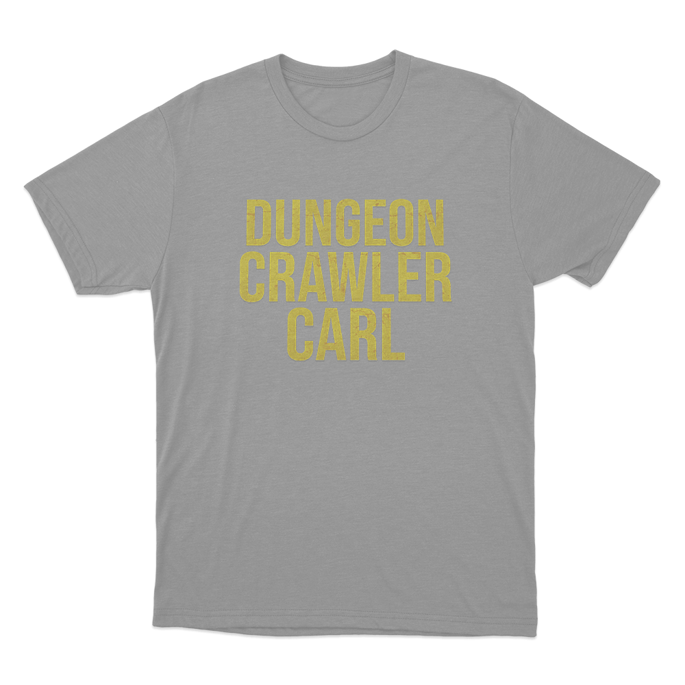 Dungeon Crawler Carl Logo Unisex T Shirt Grey Dungeon Crawler Carl Logo Unisex T Shirt Grey
