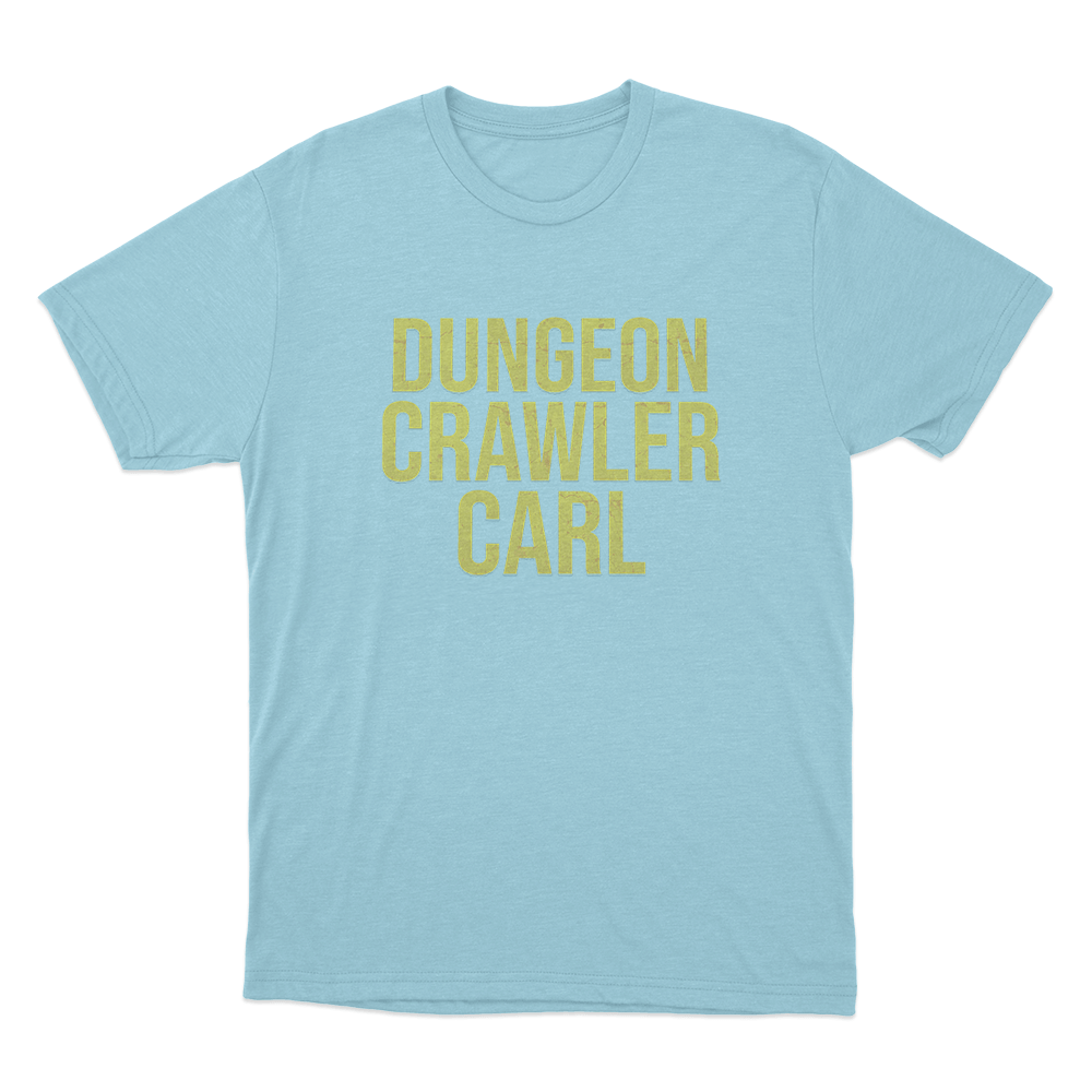 Dungeon Crawler Carl Logo Unisex T Shirt Sky Blue Dungeon Crawler Carl Logo Unisex T Shirt Sky Blue
