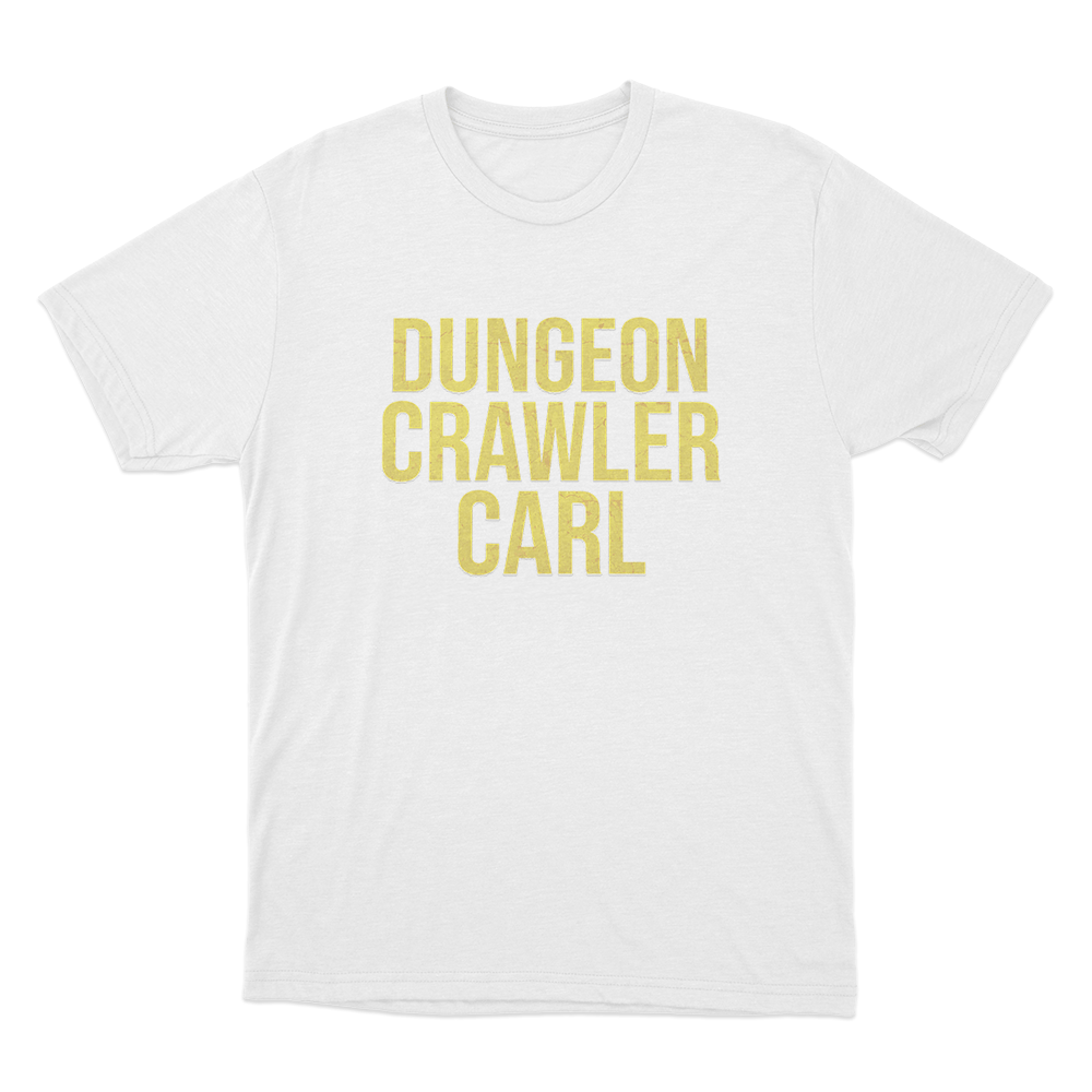 Dungeon Crawler Carl Logo Unisex T Shirt White Dungeon Crawler Carl Logo Unisex T Shirt White