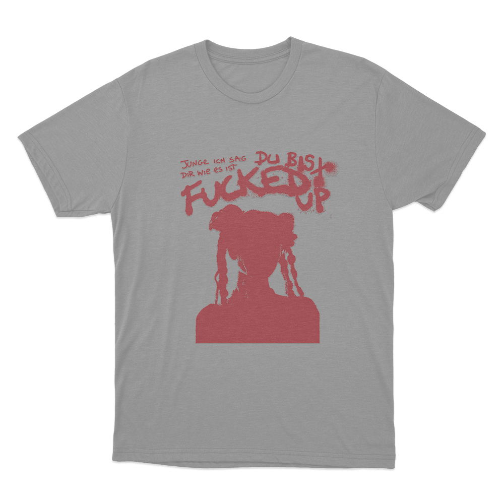 Fucked Up Unisex T Shirt Grey Fucked Up Unisex T Shirt Grey