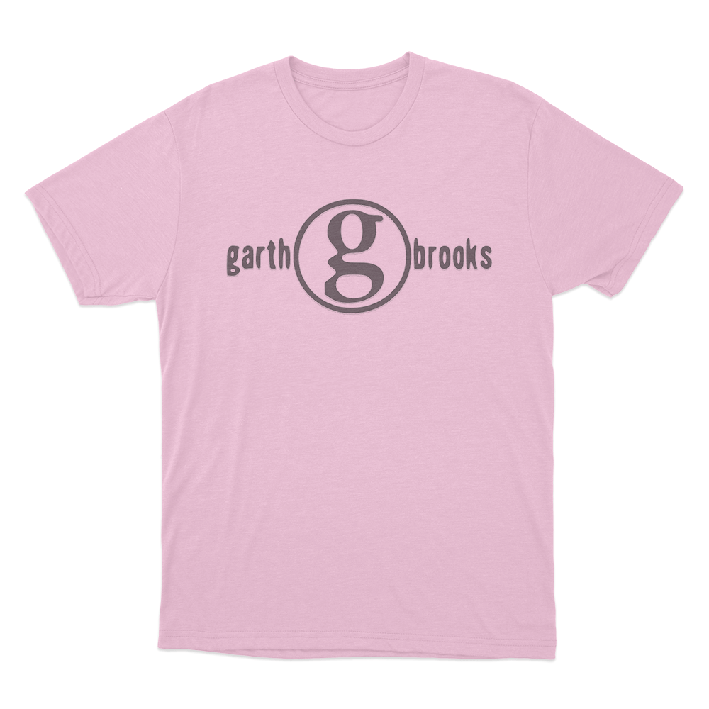 Garth Brooks g Logo Unisex T Shirt Pink Garth Brooks g Logo Unisex T Shirt Pink
