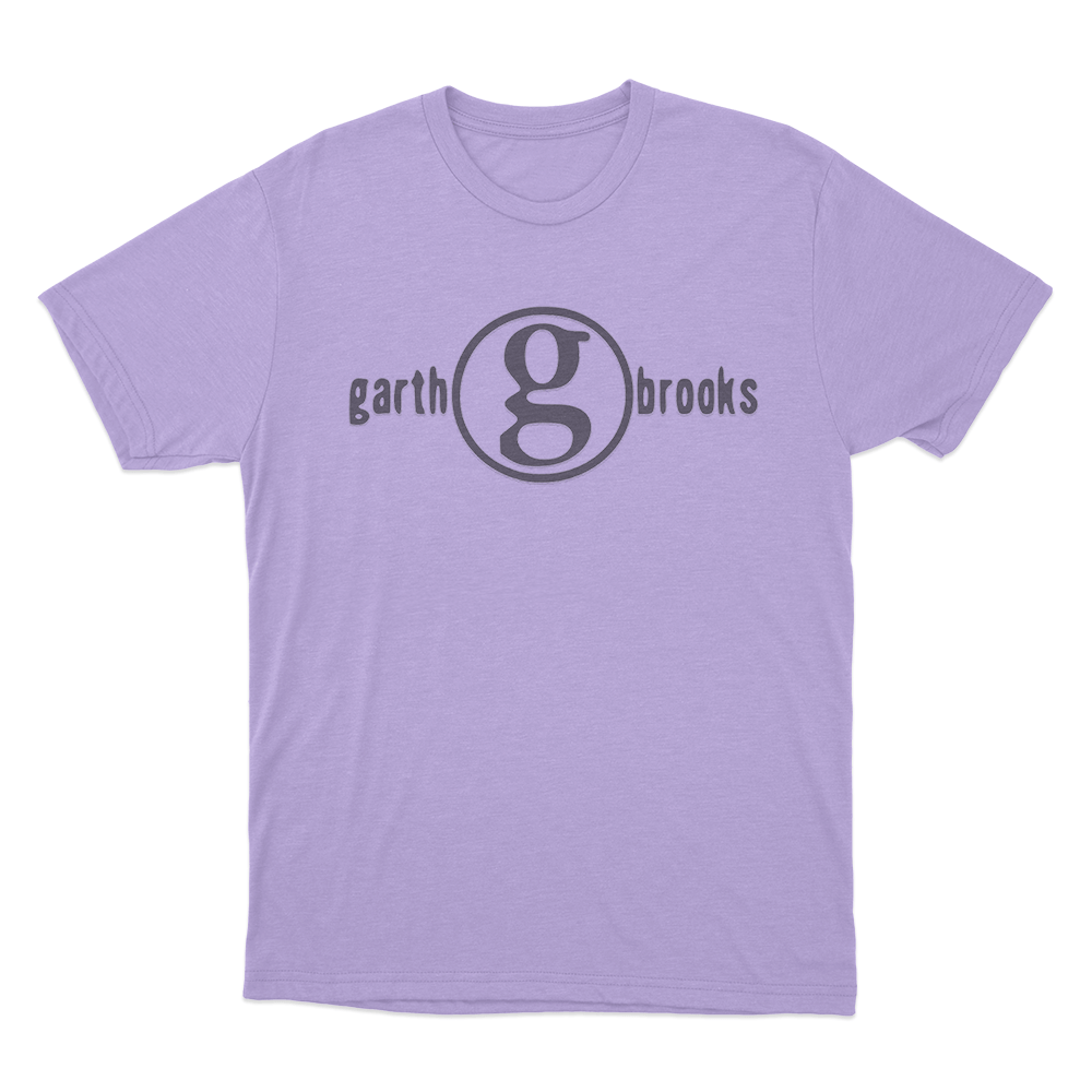 Garth Brooks g Logo Unisex T Shirt Purple Garth Brooks g Logo Unisex T Shirt Purple