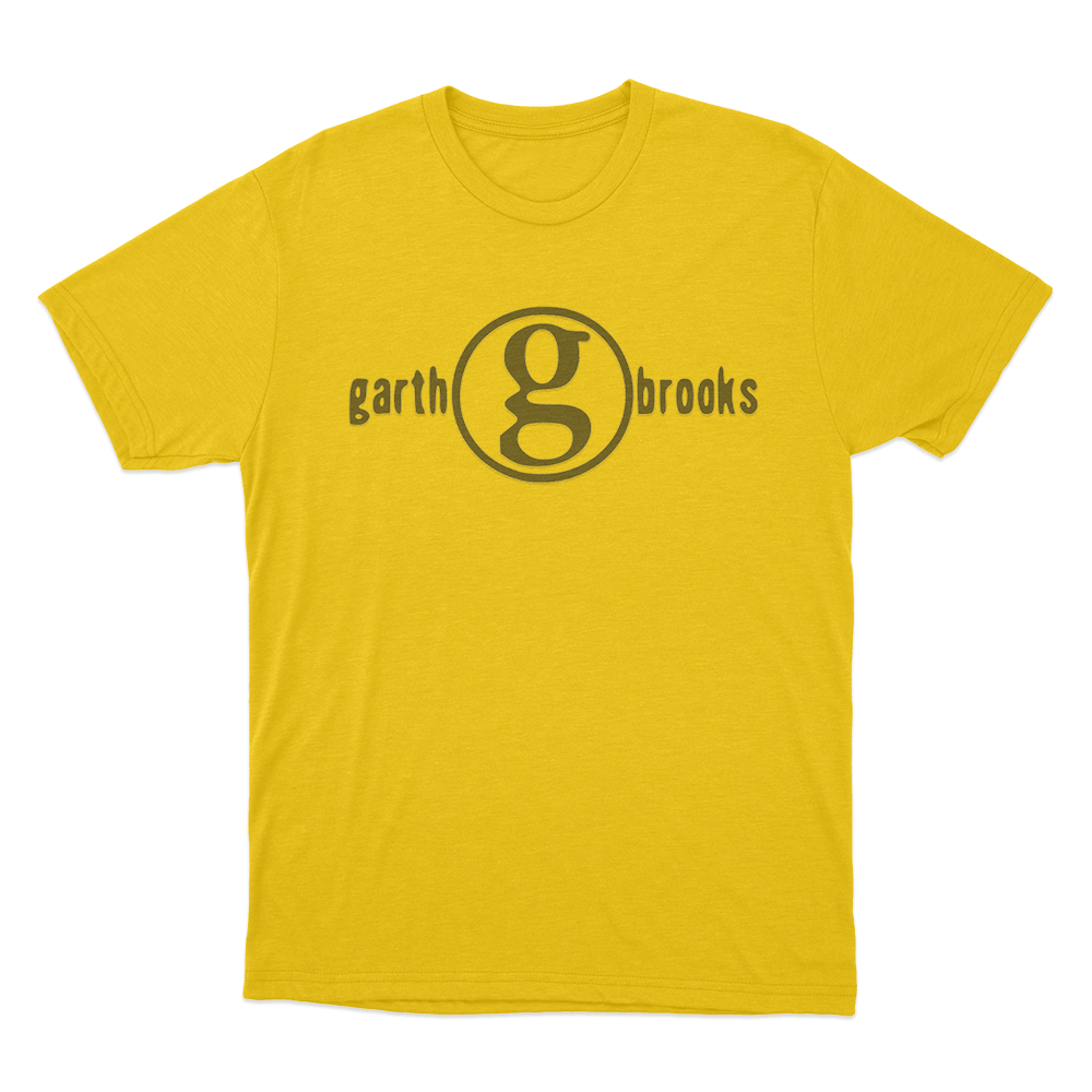 Garth Brooks g Logo Unisex T Shirt Yellow Garth Brooks g Logo Unisex T Shirt Yellow