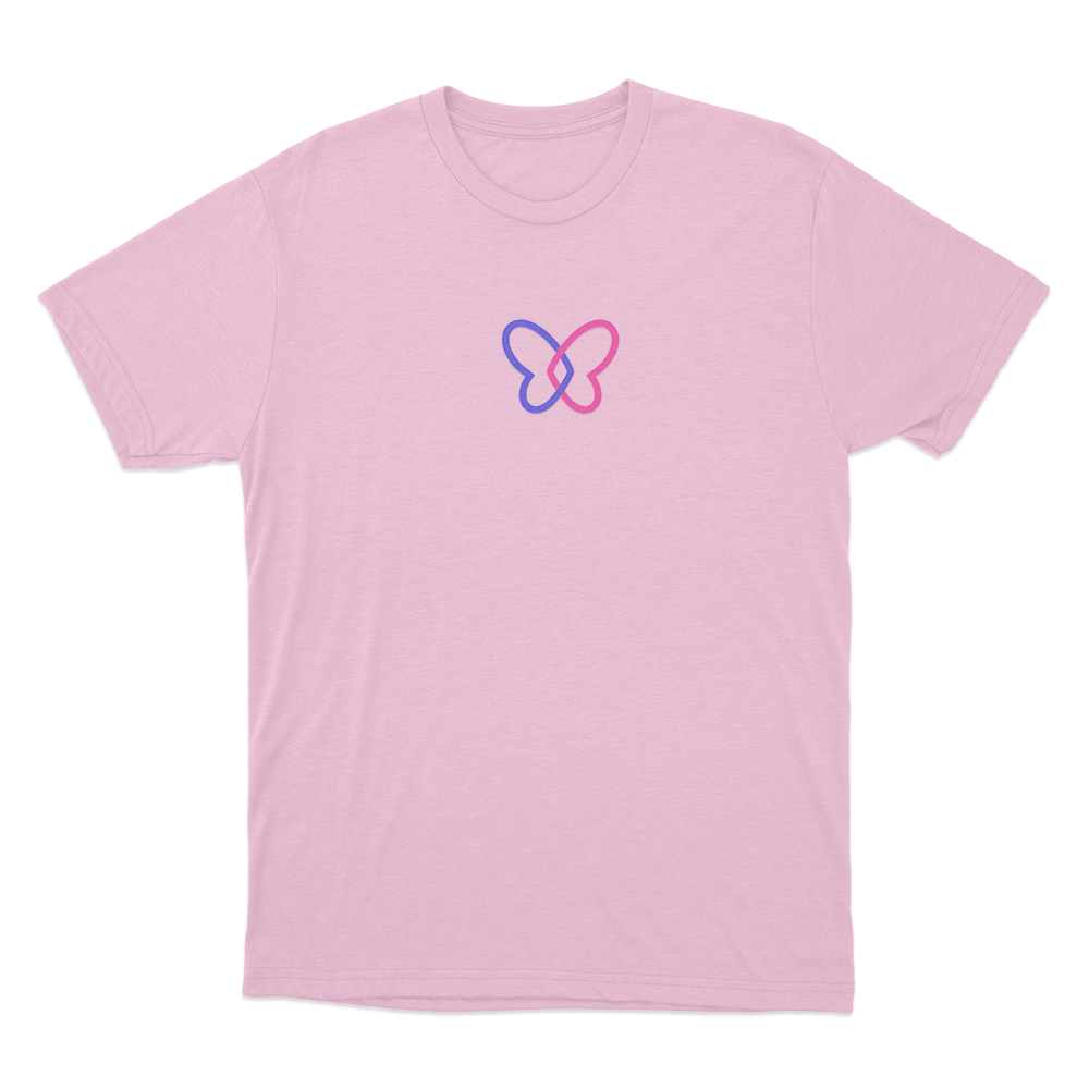 Hope Butterfly Logo Unisex T Shirt Pink Hope Butterfly Logo Unisex T Shirt Pink