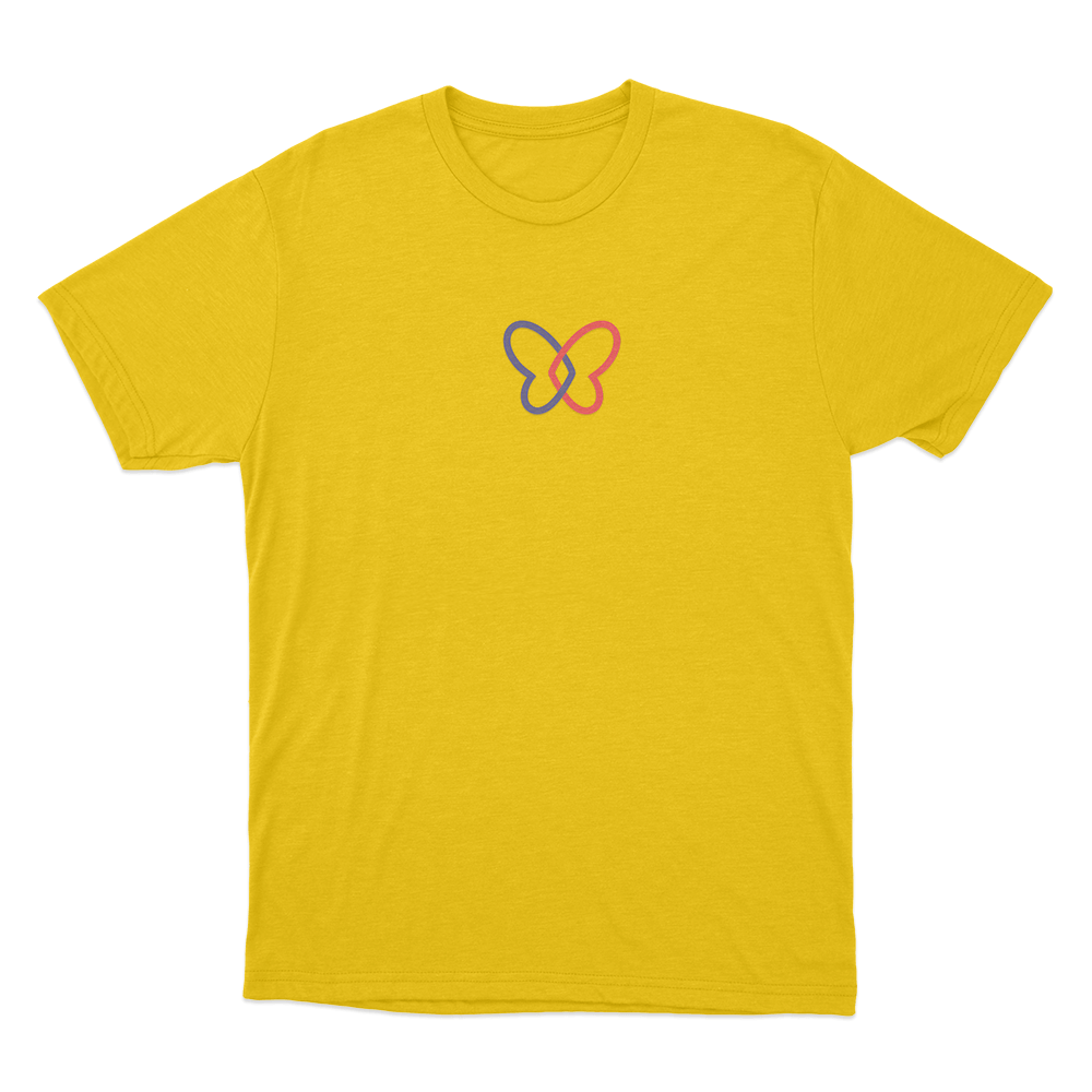 Hope Butterfly Logo Unisex T Shirt Yellow Hope Butterfly Logo Unisex T Shirt Yellow